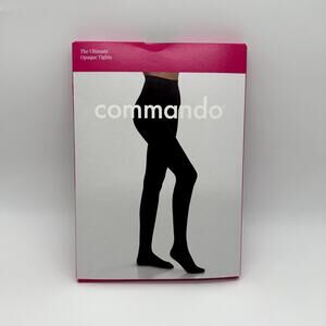 NWT Commando The Ultimate Opaque Tight Black size Large H70T2
